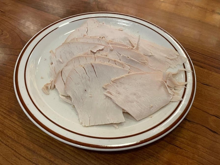 1/2 pound Roast Turkey.
